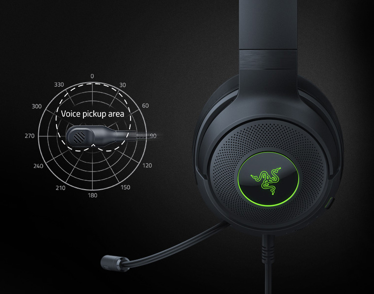 Razer Kraken V3 X Gaming Headset: 7.1 Surround Sound - Triforce